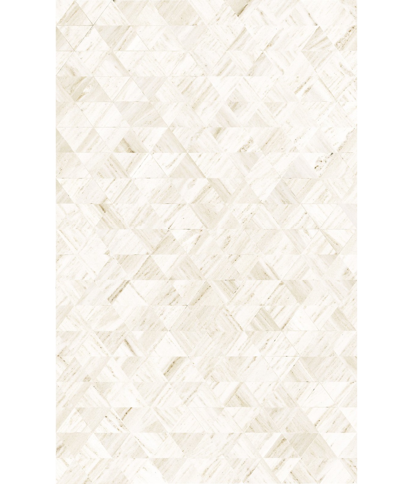 Asia Tile Eden Cream Decor Embossed 25x40